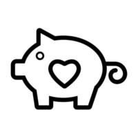 Illustration Vector Graphic of Piggy Bank Icon