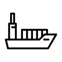 ilustración vectorial gráfico del icono de la nave vector