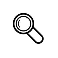 Illustration Vector Graphic of Magnifying Icon