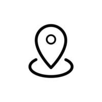 Illustration Vector Graphic of Pin Location Icon