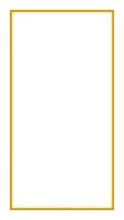 Rectangular Golden Frame Story on The White Background vector