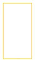 Rectangular Golden Frame Story on The White Background vector