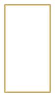 Rectangular Golden Frame Story on The White Background vector
