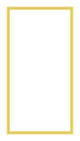 Rectangular Golden Frame Story on The White Background vector