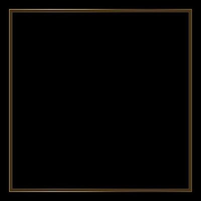 Square Golden Frame on The Black Background. EPS10