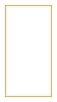 Rectangular Golden Frame Story on The White Background vector