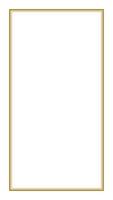 Rectangular Golden Frame Story on The White Background vector