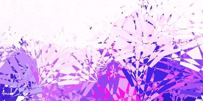 Light Purple vector layout with triangle forms.