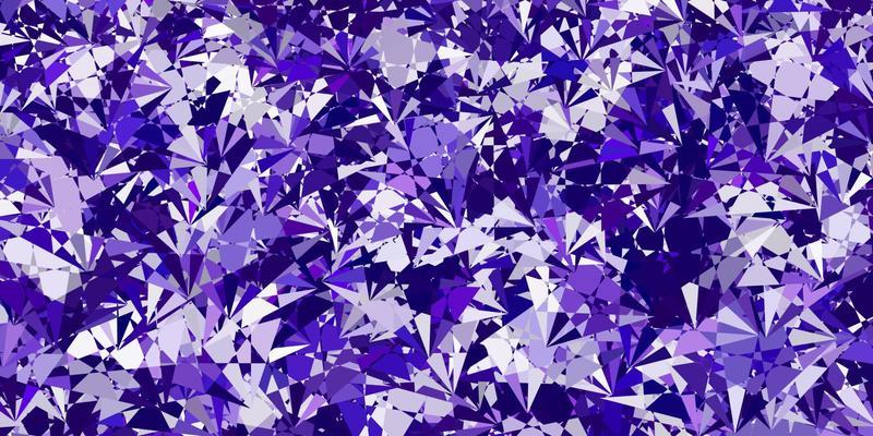 Light Purple, Pink vector background with triangles.