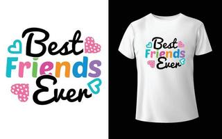 Happy Friendship Day T-Shirt Design vector