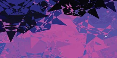 Light Purple, Pink vector backdrop with triangles, lines.