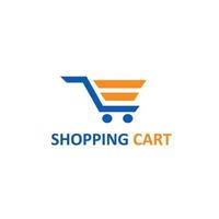 SHOPPING CART logo design vector, modern SHOPPING CART logo template vector