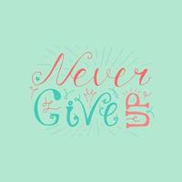 Motivation and Dream Lettering Concept vector