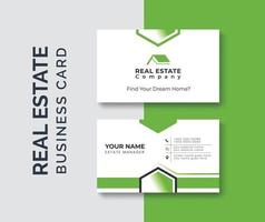 real estate agent business card design template. Modern abstract company corporate clean creative elegant Real estate agency realtor home rental business card design visiting card template