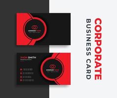 tarjeta de visita diseño de estilo creativo moderno tarjeta de visita limpia, diseño de plantilla de tarjetas de visita de empresa corporativa profesional mínimo elegante limpio colorido abstracto vector