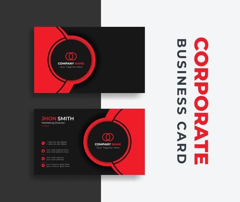 Business card Modern Creative style layout clean visiting card, abstract elegant clean colorful minimal professional corporate company business cards template design