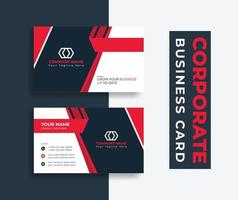 tarjeta de visita diseño de estilo creativo moderno tarjeta de visita limpia, diseño de plantilla de tarjetas de visita de empresa corporativa profesional mínimo elegante limpio colorido abstracto vector