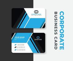 tarjeta de visita diseño de estilo creativo moderno tarjeta de visita limpia, diseño de plantilla de tarjetas de visita de empresa corporativa profesional mínimo elegante limpio colorido abstracto vector