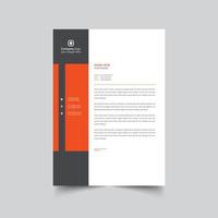 Letterhead Corporate Modern Business Letterhead template design company letterhead Colorful red, green, yellow, blue design stationary project. Multipurpose letterhead  abstract, elegant concept. vector