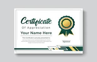 certificate gold appreciation achievement template award achievement clean creative certificate recognition excellence certificate border completion template certificate design template vector