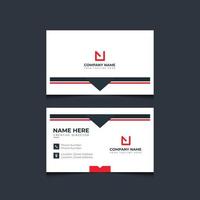 Modern Business card Creative Red  style layout clean visiting card, abstract elegant clean colorful minimal professional corporate company business cards template design