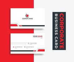 tarjeta de visita diseño de estilo creativo moderno tarjeta de visita limpia, diseño de plantilla de tarjetas de visita de empresa corporativa profesional mínimo elegante limpio colorido abstracto vector