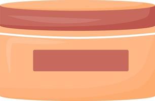 Face cream semi flat color vector object