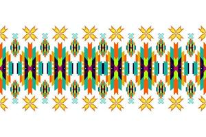 Geometric ethnic oriental ikat pattern traditional Design for background,carpet,wallpaper,clothing,wrapping,Batik,fabric,Vector illustration.embroidery style. vector