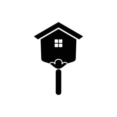 House Logo, House icon. House icon vector isolated on white background.  Home icon simple sign