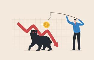 Bear Market. Develop an investment strategy during market downturns. acceptable risk management. Investors lure bears with capital injections.