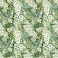 Camouflage seamless pattern. Abstract green army tropical background. vector