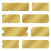 Gold label card. element for graphic design. Vector illustration