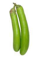 Green eggplant Separately on white background,clipping path photo