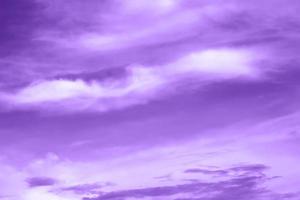 The sky is dyed purple photo