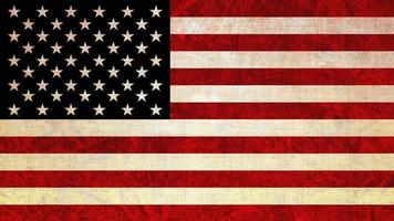 USA American flag set background,Grunge old American flag vintage. photo