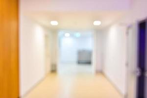 Blurred corridor background photo