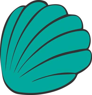 Blue shell, from the sea.