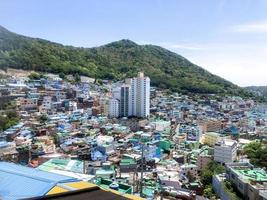 Busan city, South Korea, 2022 - View to Gamcheon Culture Village photo