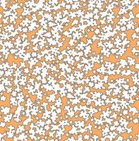 Abstract floral pattern with trendy colors. perfect for decoration of masks and fabrics. surface design with organic motifs vector