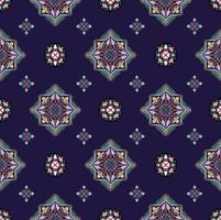 Geometric pattern of small motifs ideal for textiles and decoration vector