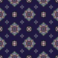 Geometric pattern of small motifs ideal for textiles and decoration vector