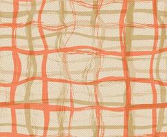 Irregular plaid simulated weave pattern. hand drawn plaid with fabric texture simulated vector