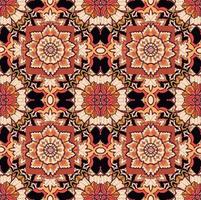 Pattern design with classic damask style elements for textiles and decoration. Surface pattern design for decoration and textiles vector