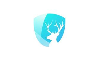 illustrator awesome deer logo design vector