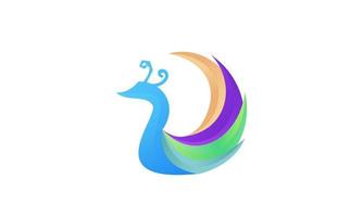 stock vector abstract swan logo vector icon template
