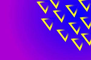 Background with a yellow triangle on it vector