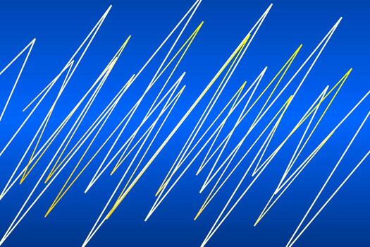Zigzag abstract lines background with blue gradient vector