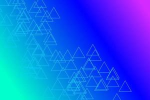 Blue and purple gradient background with triangular stripe pattern at bottom corner vector