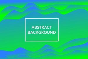 Nice background with beautiful gradation waves in blue green, abstract background vector