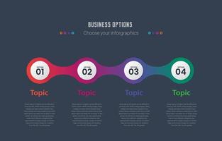 Infographic  five Layout Vector Illustration